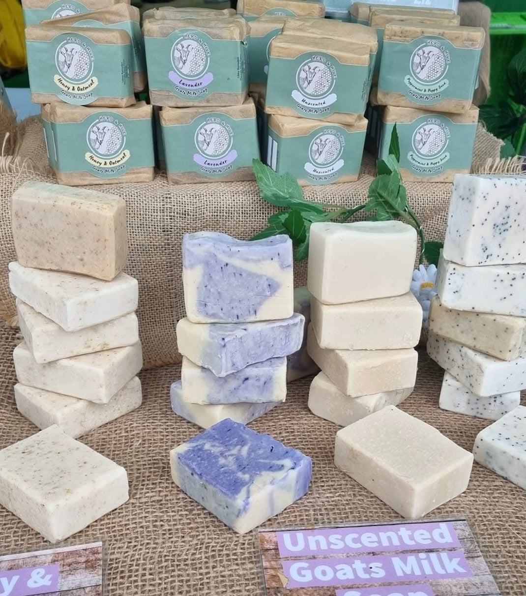 unscented goats milk soap