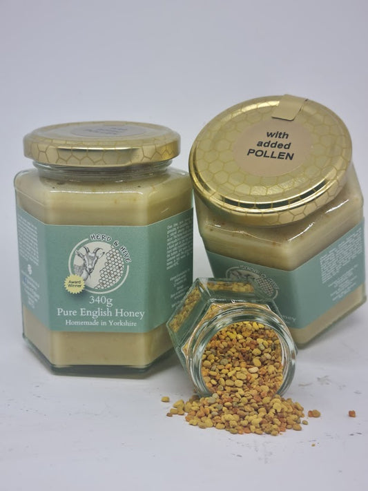 Honey with added Pollen - Perfect for Hayfever sufferers