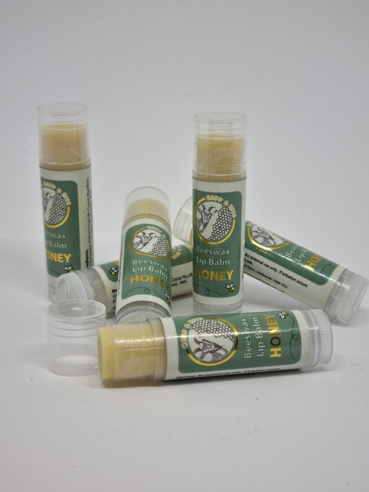 beeswax lip balm natural sensitive yorkshire honey