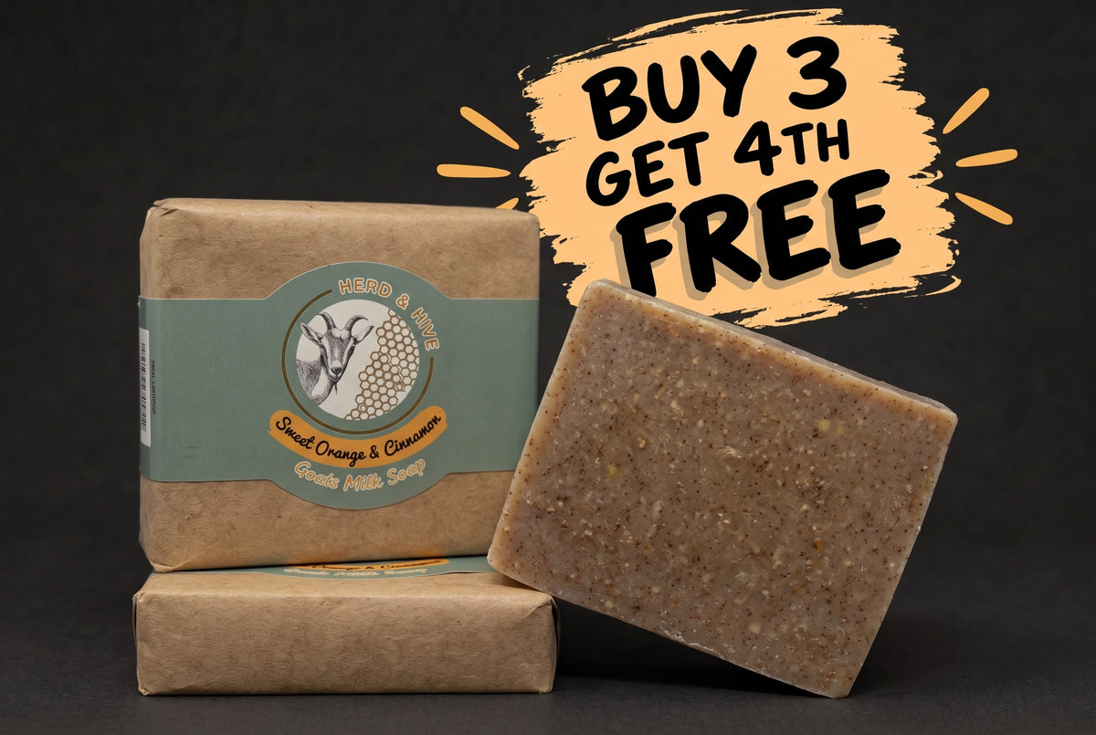 Sweet Orange & Cinnamon Goats Milk Soap